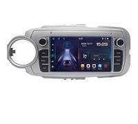 Radio para Coche Android 14 para Toyota Yaris Vitz XP130 2011-2020 5G WiFi Pantalla táctil de 9 Pulgadas Car Play Stereo Bluetooth 1080P+AHD Cámara de Marcha atrás (P9 2GB+32GB)