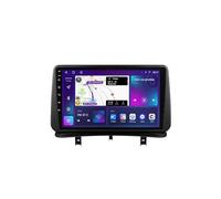 Radio para coche Android 15 2 DIN de 9 pulgadas con navegación GPS control del volante USB sistema manos libres Bluetooth cámara para Renault Clio 3 2005-2014 estéreo de coche con pantalla táctil (F