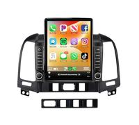 Radio para Coche Android 15 de 9,7 Pulgadas con Pantalla táctil Doble DIN para Hyundai Santa Fe 2006-2012, CarPlay inalámbrico, Android Auto, Bluetooth, cámara de visión Trasera y Control en