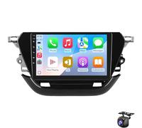 Radio para Coche Android 15 de 9 Pulgadas para Opel Corsa 2020-2022 Pantalla táctil HD Receptor de Radio con Carplay Android Auto navegación GPS Bluetooth Radio FM/Am SWC cámara de visión Trasera mi