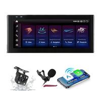 Radio para coche Android 15 para Audi A1 (2010-2018),pantalla de 10.25"/12.3",reproductor multimedia con Carplay,navegación GPS,Bluetooth 5.0,HIFI,FM,5G,WiFi,SWC,DSP,micrófono,cámara,4 GB + 64 GB,12.3