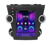 Radio para Coche Android de 15" (9,7") con Pantalla táctil HD, GPS, Reproductor Bluetooth para Toyota Highlander (2007-2013), Control Desde el Volante, Connect & Play