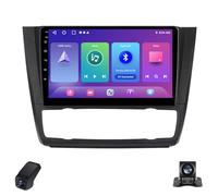 Radio para Coche Android Pantalla Táctil para BMW 1-Series E88 E82 E81 E87 2004-2011 Radio para Coche 9-Inch CarPlay/Android Auto/GPS/Bluetooth/WiFi/FM/ADAS DVR/Cámara Visión Trasera(B,X1)
