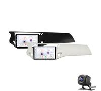 Radio para coche Ci-troen C3 DS3 2010-2016 arplay inalámbrico Android Auto Estéreo de pantalla táctil de 9" con GPS Navi BT DSP FM/RDS WiFi RDS Mirror Link Canbus Cámara de visión(Size:P1,Color:negro)