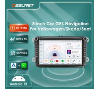 Pro AI Android Auto Radio GPS para Volkswagen VW Passat B6 B7 CC Tiguan Touran GOLF POLO Carplay 4G coche Multimedia 2din Autoradio 2G 32G CP AI AHDC6
