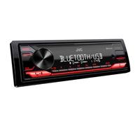 Radio para Coche con Bluetooth - Autoradio con USB, AUX, 4 x 50W de Potencia, Manos Libres y Teclas Retroiluminadas | Reproductor de Musica JVC KD-X282BT