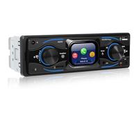 Radio para Coche con Bluetooth, Motorsi 2.17" Touch Screen1 DIN Autoradio con FM Sonido Estéreo, Type-C, USB, TF, Manos Libres, Reproductor MP3, Compatible con iOS y Android + SWC