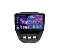 Radio para coche con pantalla tácti para automóvill de 10 pulgadas Android 15 Bluetooth para Peugeot 107 Toyota Aygo Citroen C1 (2005-2014) CarPlay AHD cámara de visión trasera GPS controles en el vol