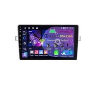 Radio para Coche con Pantalla tácti para automóvill de 9 Pulgadas Android 15 Bluetooth para Toyota Verso 2009-2018 CarPlay AHD cámara de visión Trasera GPS Controles en el Volante (C4 8+128G)