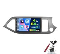 Radio para Coche con Pantalla táctil 2K de 9" para KIA Picanto 2011-2017, Android 15 4G/64G, CarPlay inalámbrico, Bluetooth, GPS, FM, SWC, DSP, K6 Pro: ¡Mejora tu Experiencia de conducción!