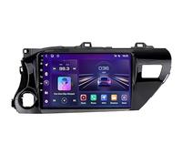 Radio para Coche con Pantalla táctil Android de 15", GPS, Bluetooth y Reproductor de 8 núcleos para Toyota Hilux 2016-2020. Pantalla HD, WiFi 4G, Connect & Play y Experiencia de Audio Mejora