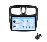 Radio para Coche con Pantalla táctil IPS de 9" y Android 13 para Renault Logan Sandero 2014-2019, Carplay inalámbrico y Android Auto, navegación GPS, WiFi + cámara de visión Trasera AHD, 4G,