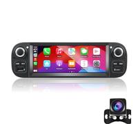 Radio Para Coche De 6,86 Pulgadas Para F-iat Panda 319 2013-2020 Con Android Auto Y CarPlay Inalámbricos Estéreo Android Con Bluetooth Cámara De Visión Trasera Micrófono Canbus, Mi(Color:4-Core 1+16G)