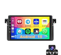Radio para Coche de 9" para E46 (1999-2005) - Android Auto, Bluetooth, navegación GPS, Doble cámara 1080P, Control por Voz, Reproductor Multimedia, Modelo M800S