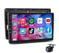 Radio para coche HYSHAOLE para furgonetas de carga F-ord Transit 250 350 2018-2023 con Carplay inalámbrico Android Auto, pantalla táctil de 10,1", reproductor de DVD, navegación GPS, radio compatible