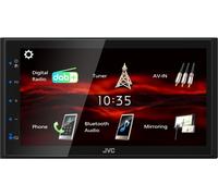 JVC KW-M180DBT - Receptor Multimedia AV Digital de 17,3 cm (6,8") con Arranque rápido y USB Android (4x45W, DSP, Dab+/FM, BT, 3 pre-Salidas 2V, USB, Control iPod/iPhone)