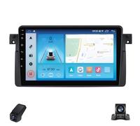 Radio para Coche Pantalla Táctil para BMW E46 1998-2006 Reproductor Multimedia Equipo Sonido para Coche 9-Inch 4-Core/CarPlay/Android Auto/Bluetooth/GPS/Radio FM/WiFi/ADAS DVR(A,X2)