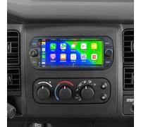 Radio Para Coche Para Dodge RAM 2002-2006/Jeep Grand Cherokee 1999-2004/Chrysler 300 2002-2004 Con Carplay Y Android Auto Pantalla Táctil IPS De 6.8 Pulgadas Bluetooth FM GPS Y Cám(Color:4 Core 2+32G)