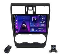 Radio para Coche para Subaru Forester 4 SJ 2012-2015 2K Pantalla Táctil de Doble DIN 9-Inch Reproductor Multimedia para Coche/CarPlay/AndroidAuto/Bluetooth/GPS/FM/Am/RDS/DSP/WiFi(A,C20Pro)
