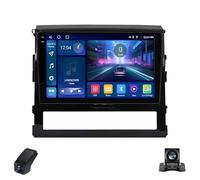 Radio para Coche para Toyota Land Cruiser 200 11 2015-2020 2K Pantalla Táctil de Doble DIN 9-Inch Reproductor Multimedia para Coche/CarPlay/AndroidAuto/Bluetooth/GPS/FM/Am/RDS/WiFi(C30Plus)