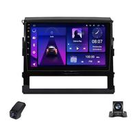 Radio para Coche para Toyota Land Cruiser 200 11 2015-2020 2K Pantalla Táctil de Doble DIN 9-Inch Reproductor Multimedia para Coche/CarPlay/AndroidAuto/Bluetooth/GPS/FM/Am/RDS/WiFi(C30Pro)