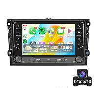 Radio Para Coche Para Vo-lkswagen universal engine Android 15 Con Carplay 8 Pulgadas Android Auto GPS/Wi-Fi/Bluetooth/USB/FM/SD/RDS/Asistencia De Aparcamiento/Control En El Volante(Color:4 Core 2+32G)