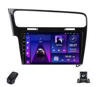 Radio para Coche para Volkswagen Golf 7 2012-2020 2K Pantalla Táctil de Doble DIN Reproductor Multimedia para Coche/CarPlay/Android Auto/Bluetooth/GPS/FM/AM/RDS/DSP/WIFI/4GLTE(C20Pro)
