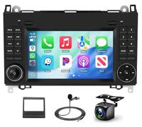 Radio para Coche Podofo para Mercedes-Benz Clase A W169/Clase B W245 B200/Viano Vito W639/Sprinter W906, Android 13.0 2GB+64GB | Pantalla táctil de 7" | CarPlay y Android Auto | Control en el Volante