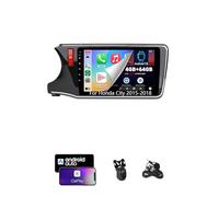 Radio para Coche ZGYBDH Android de 14 Pulgadas y Doble DIN para Honda City 2015-2018, con Bluetooth, FM, navegación GPS Wi-Fi, CarPlay, Plug and Play y cámara de Marcha atrás (4G+WiFi 4G+64G)