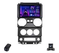 Radio para Jeep Wrangler 2008-2010, estéreo con Pantalla táctil Android 12 de 9 Pulgadas, CarPlay, Android Auto, WiFi, Bluetooth, FM/Am, RDS, GPS y cámara de reversa (B,M95S)