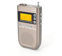 Radio personal AM FM SW de bolsillo portátil a auriculares Bluetooth, radio de sintonización digital AM FM recargable de 5 W, altavoz Bluetooth, pantalla LCD, soporte para auriculares, tarjeta TF