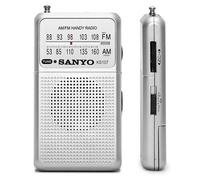 RADIO PORTATIL ALTAVOZ AM/FM PLATA SANYO KS107