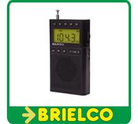 RADIO PORTATIL AM/FM DIGITAL SANYO DE BOLSILLO KS121N NEGRO BD5494