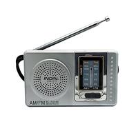 Radio Portátil Am/FM, Mini Radio de Bolsillo, Radio Portatil Pequeña con Excelente Señal, Funciona con Pilas, Diseño Clásico, Fácil de Utilizar, para Cocina, Baño o Garaje