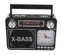 Radio Portátil Am FM, Radio Bluetooth Vintage con Luz para Personas Mayores, Radio Portátil Inalámbrica Am FM SW con Sintonización Manual para Viajes en Casa, Camping Al Aire