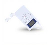 Radio portátil ASHATA,Mini radio LCD portátil con radio FM Receptor inalámbrico de procesamiento de señal digital con auriculares,Mini radio Tamaño de bolsillo FM/AM digital Radio