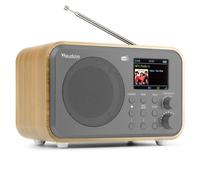 Radio Portátil Audizio Milan DAB+ Bambú Bluetooth 5.0 Pantalla 2.4"