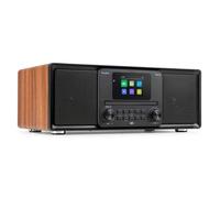Radio portátil Audizio Palmi 60W RMS Bluetooth 5.0 DAB+ FM CD USB madera