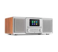 Radio portátil Audizio Palmi 60W RMS Bluetooth DAB+ USB CD plata
