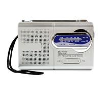 Radio Portátil Batería, Radio Portatil Pequeña con Antena Telescópica, Operada por 2 Pilas AA Radios Pequeña Altavoz Integrado Y Toma De Auriculares, Radios Am FM Walk Man Mp3