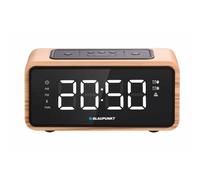 Radio Despertador FM Bluetooth Reloj con Pantalla LED de 60 Emisoras con doble A