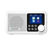 Radio portátil Blaupunkt DR8 Dab+ FM con Bluetooth | Pantalla TFT a Color | Doble Alarma | batería