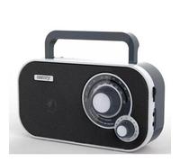 Radio portátil Camry CR 1140b analógica AM FM entrada auxiliar gris