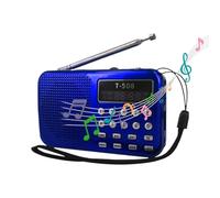 Radio portátil - Compacto con sintonizador digital AM FM | Altavoz con pantalla LED para música, oficina, viaje o ordenador
