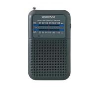 Radio Portátil Daewoo DW1008/ Negra