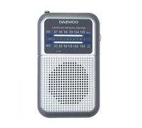 Radio portátil daewoo dw1008/ plata