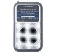 Radio Portátil Daewoo DW1008/ Plata