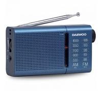 Radio Daewoo DW1036 portátil analógica AM/FM azul con jack 3.5mm