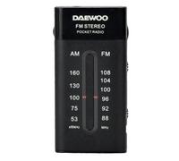 Daewoo DW1109 Radio Portátil Mini Negra