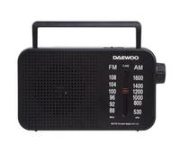 Radio Portátil Daewoo DW1123/ Negra
